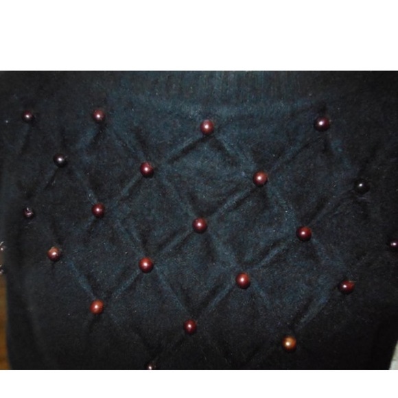 Unmarked cashmere like black sweater - Picture 2 of 3